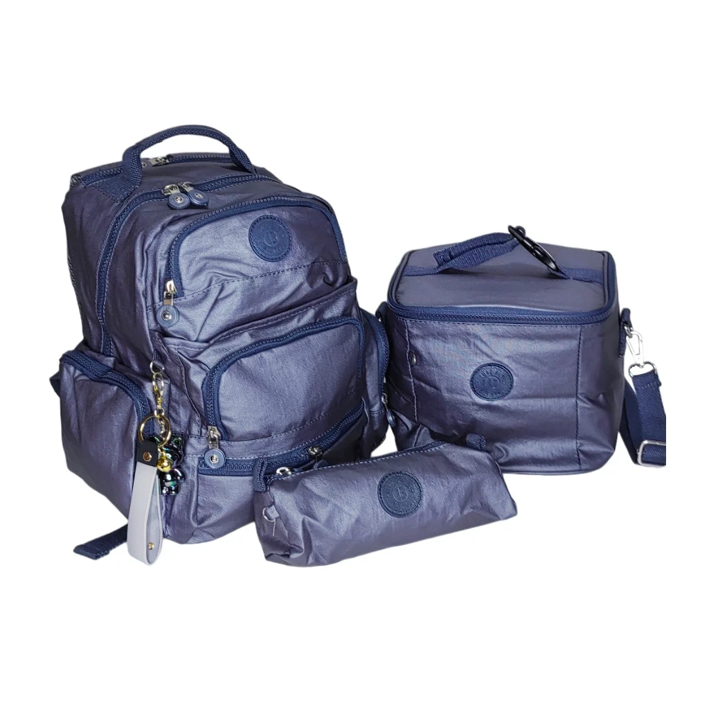 Kit Morral + Cartuchera + Lonchera Térmica +Llavero 3