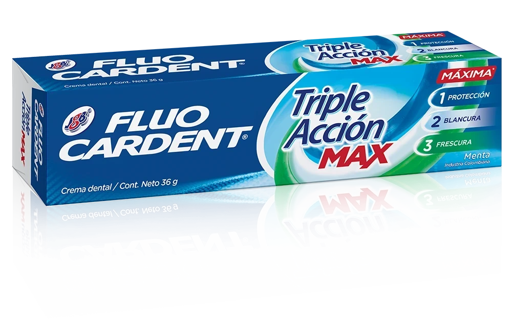 FLUO CARDENT TRIPLE ACCION MAX 150ML 