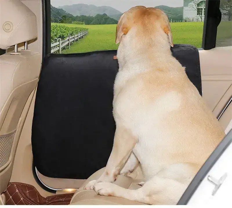 FUNDA PROTECTORA DE PUERTAS PARA AUTOMOVIL PROTECCION DE PUERTA PARA MASCOTA 2