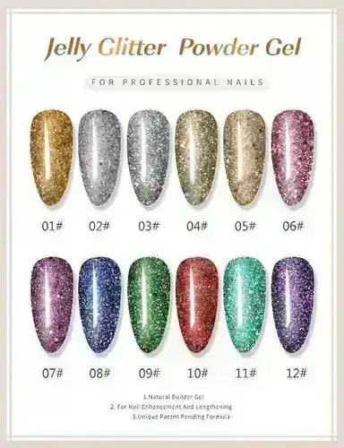 Polygel Fengshanmei glitter  2