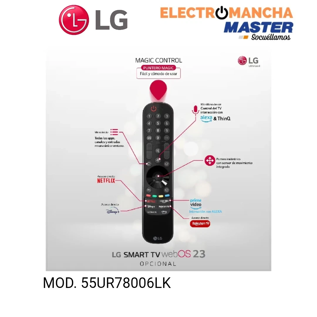 TELEVISIÓN LG 55UR78006LK 4K SMART TV  6
