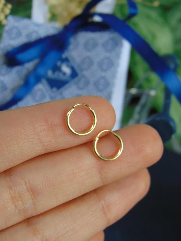 CANDONGA ORO LAMINADO 18K HILO 8MM 