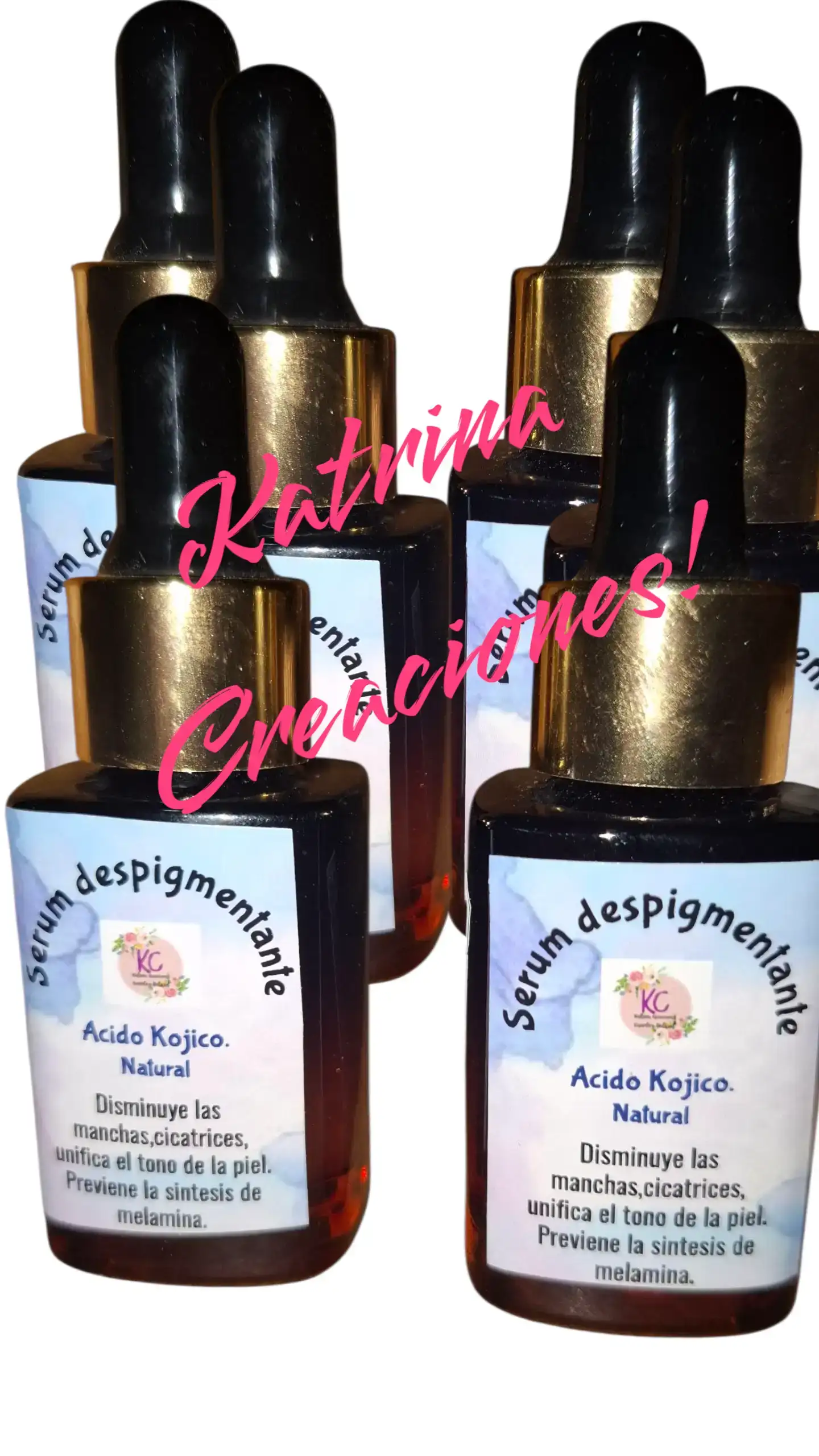 Serum despigmentante natural. Noche. 2