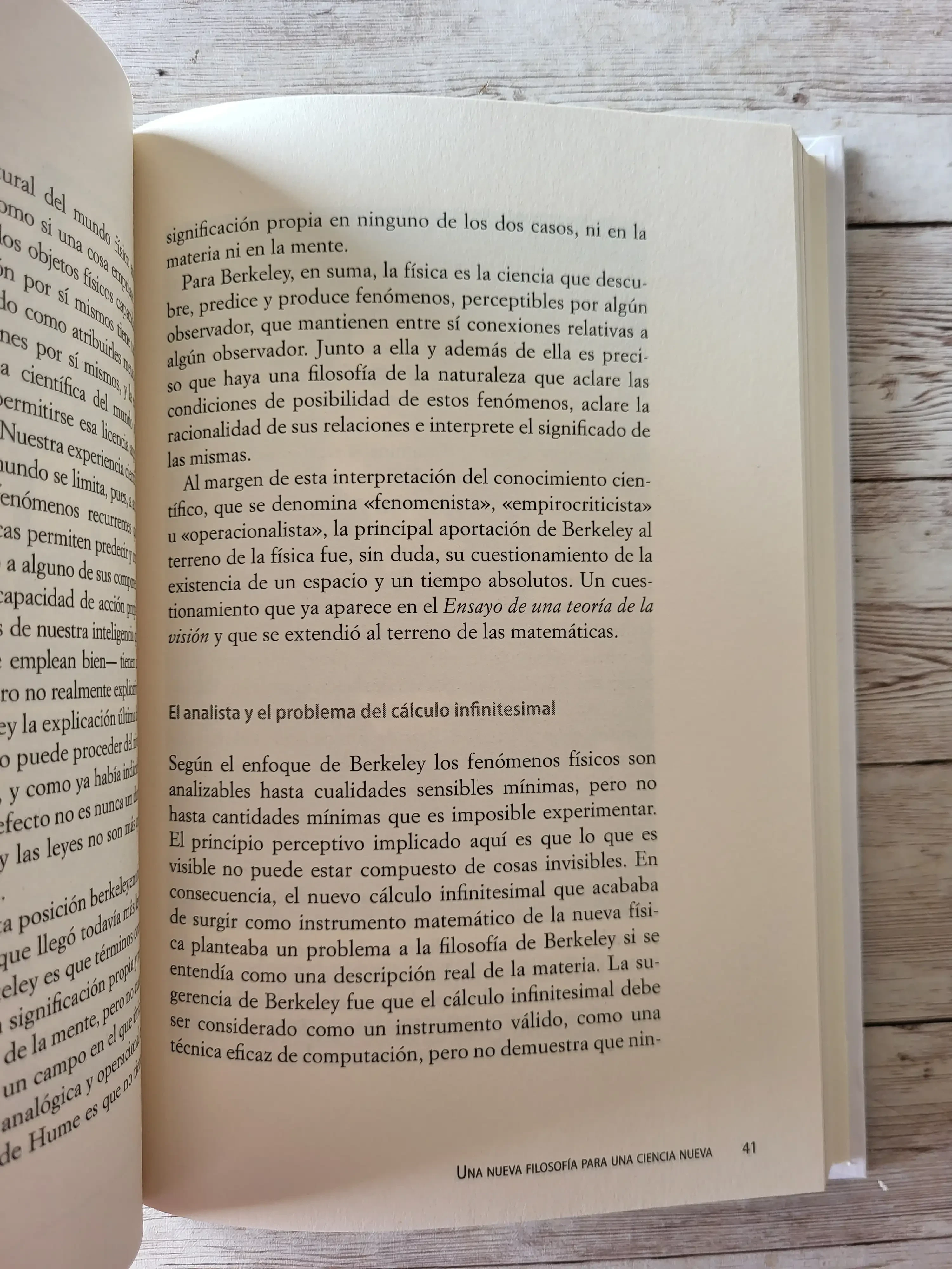 La realidad física solo existe en tanto que es percibida o pensada por alguien / Berkeley / Filosofia 3