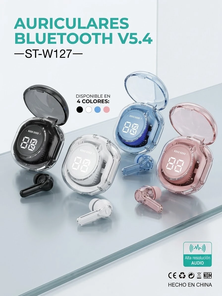 Audifonos pastel 