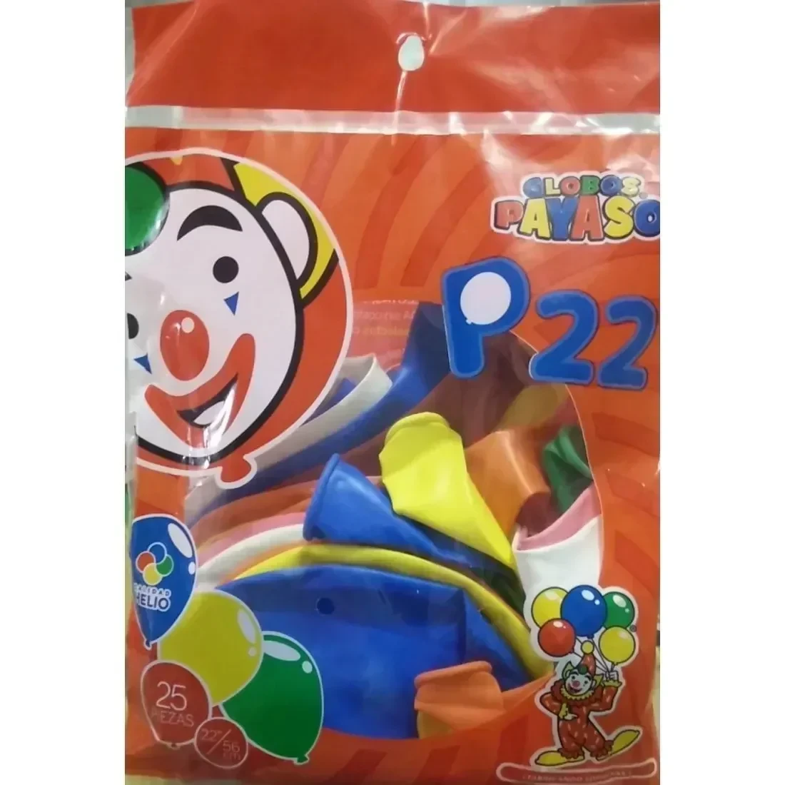 Globo de colores c/25  #22 payaso 4