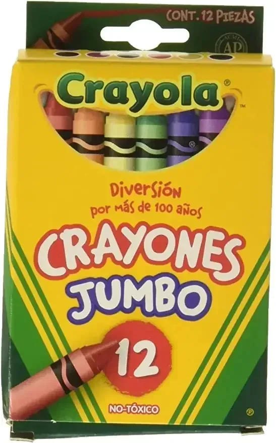 Crayolas jumbo con 12 colores crayola 3