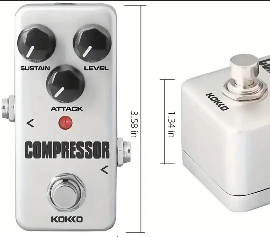 Pedal Compresor Analogo  Bajo Guitarra 