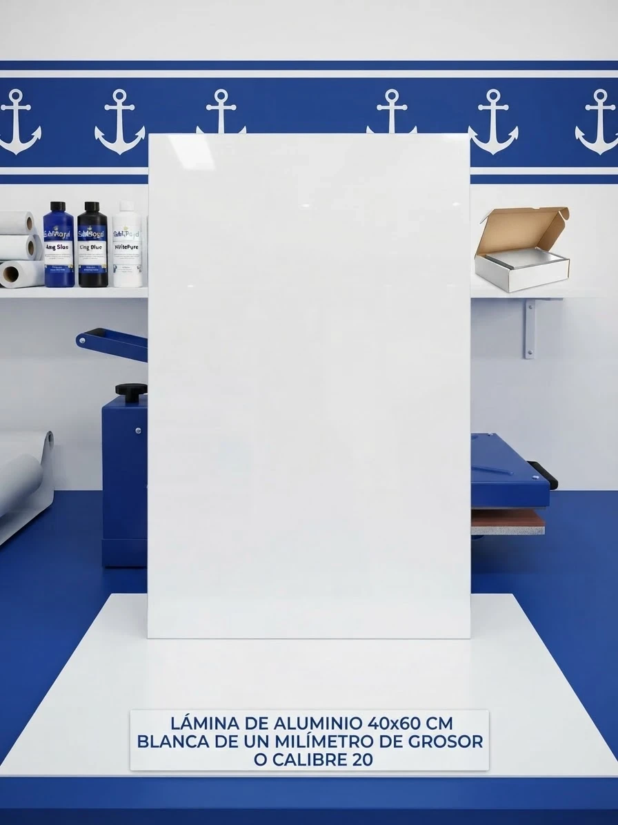 Lamina Blanca 40*60 Sublimable 1mm