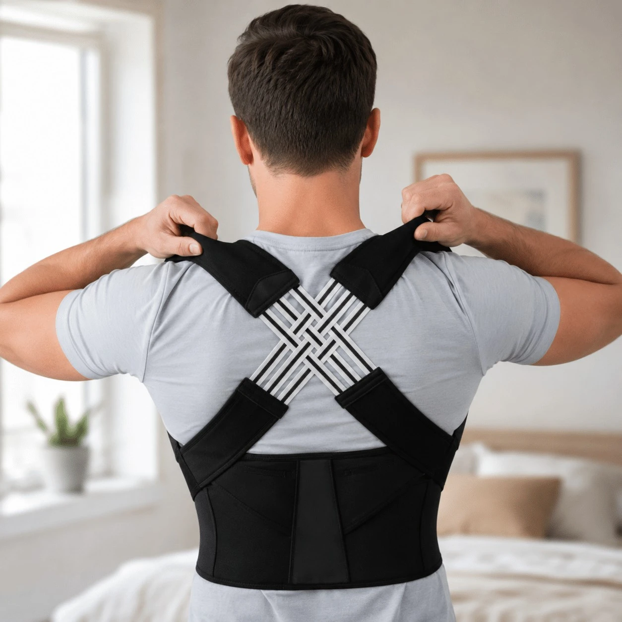 Corrector de Postura con soporte Lumbar Unisex