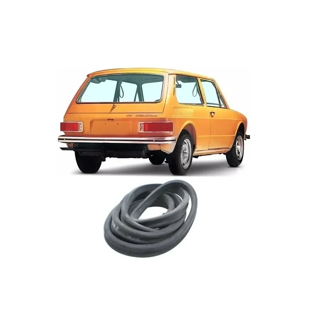 Goma Tapa del Motor VW Brasilia  /   200267