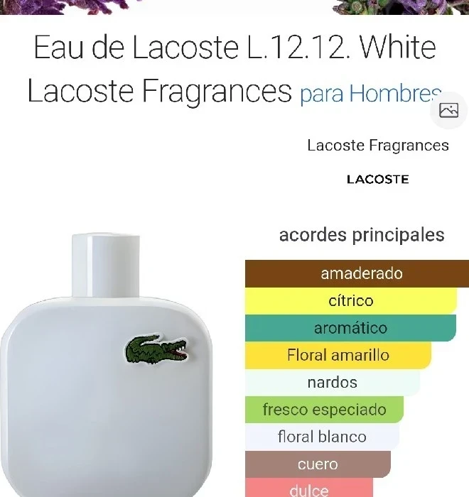 Eau de Lacoste L.12.12. White Lacoste Fragrances 3
