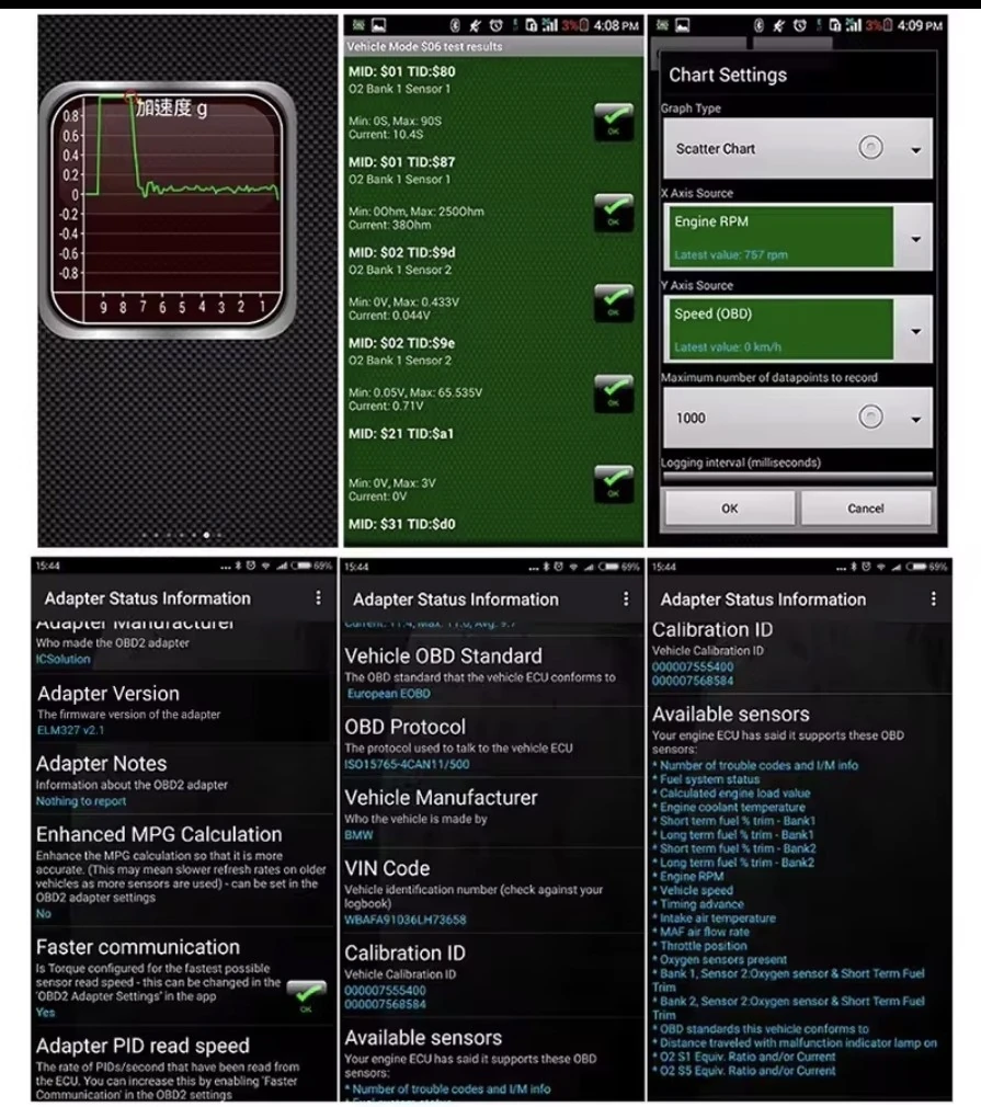 SCANER OBD2 BLUETOOTH V2.2 16 PINES 5