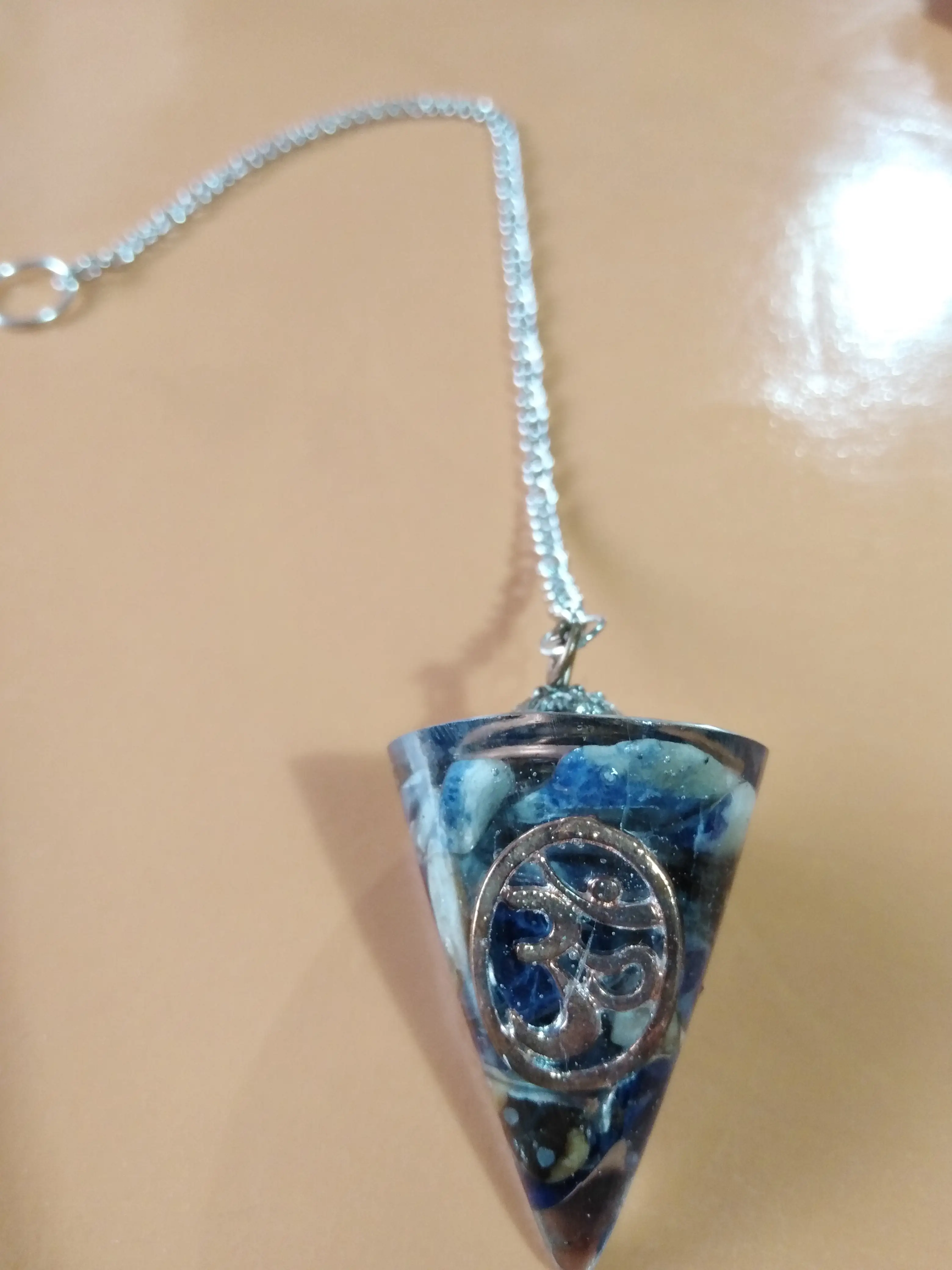 Péndulo azul con OM