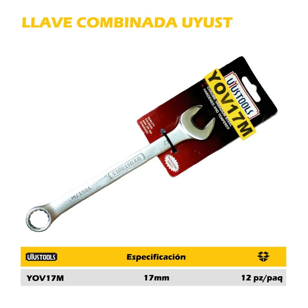 LLAVE COMBINADA UYUST 17 MM