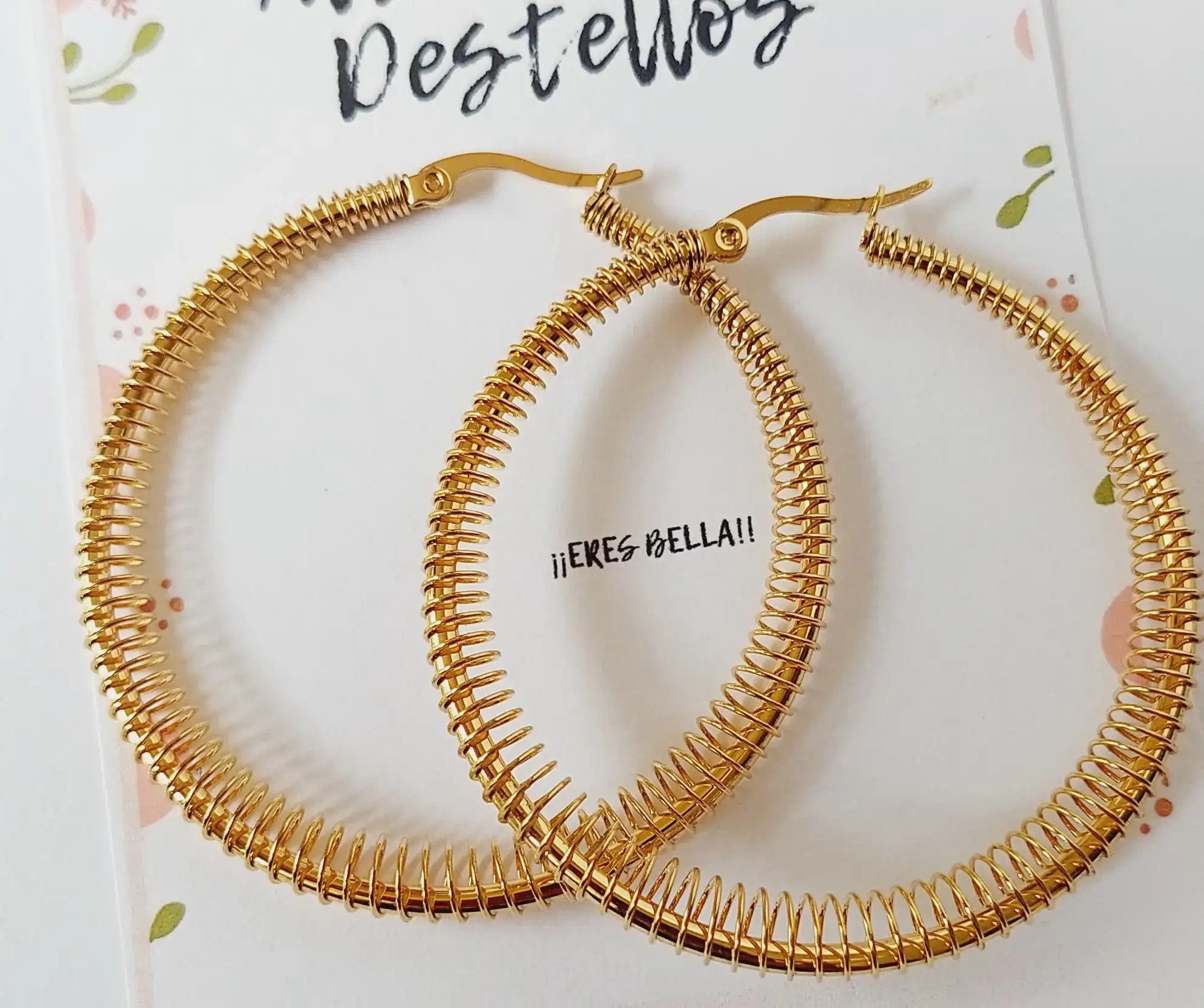 Acero Inoxidable argollas 2