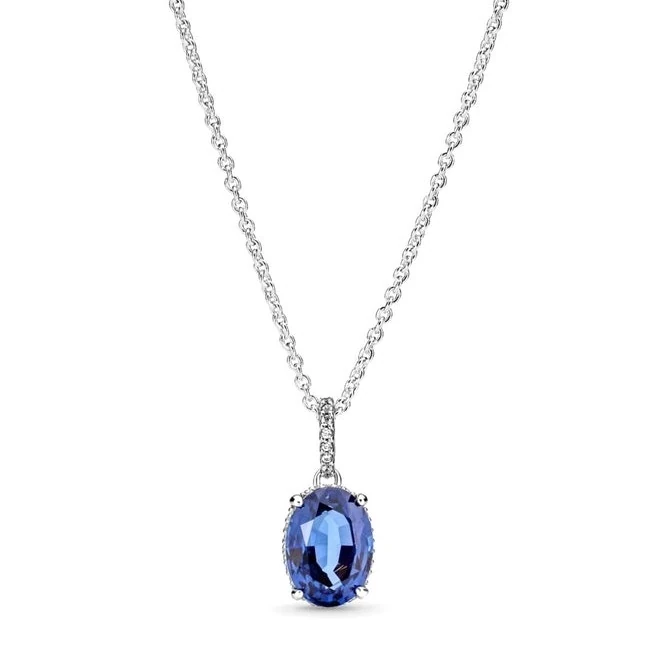 Collar Halo Azul 