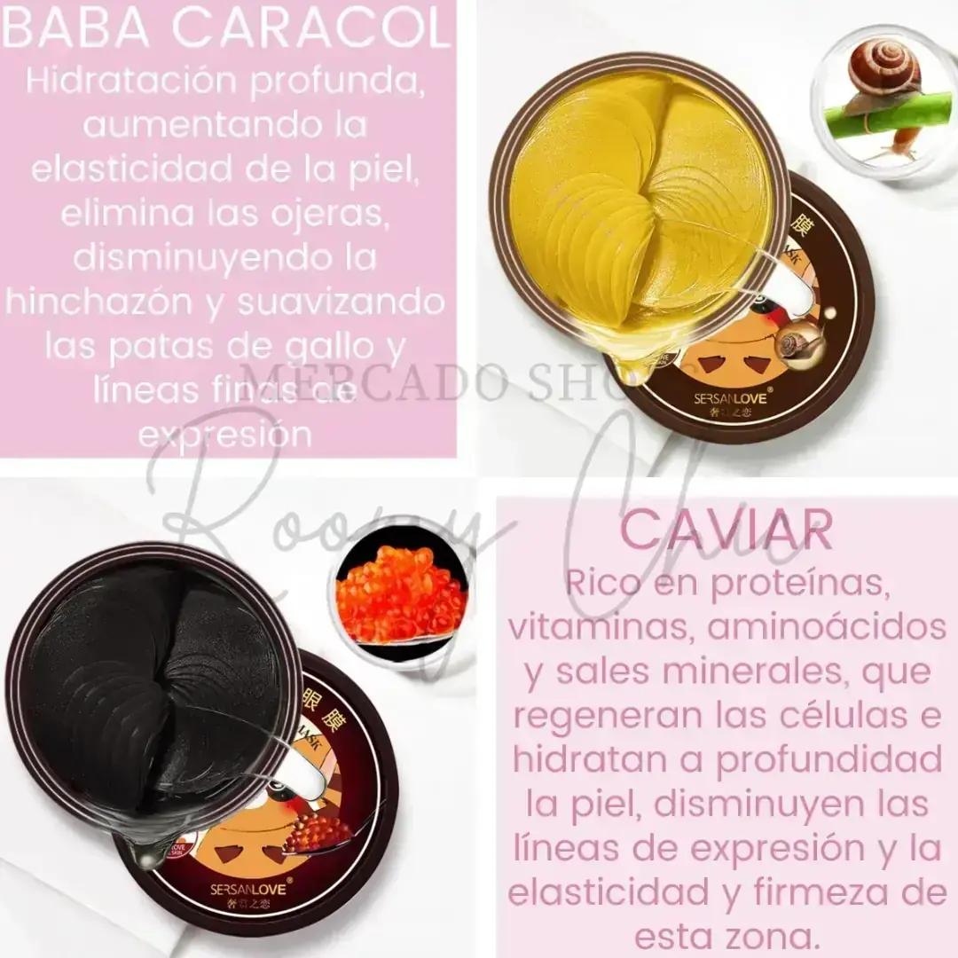 Parche para ojos colageno 9