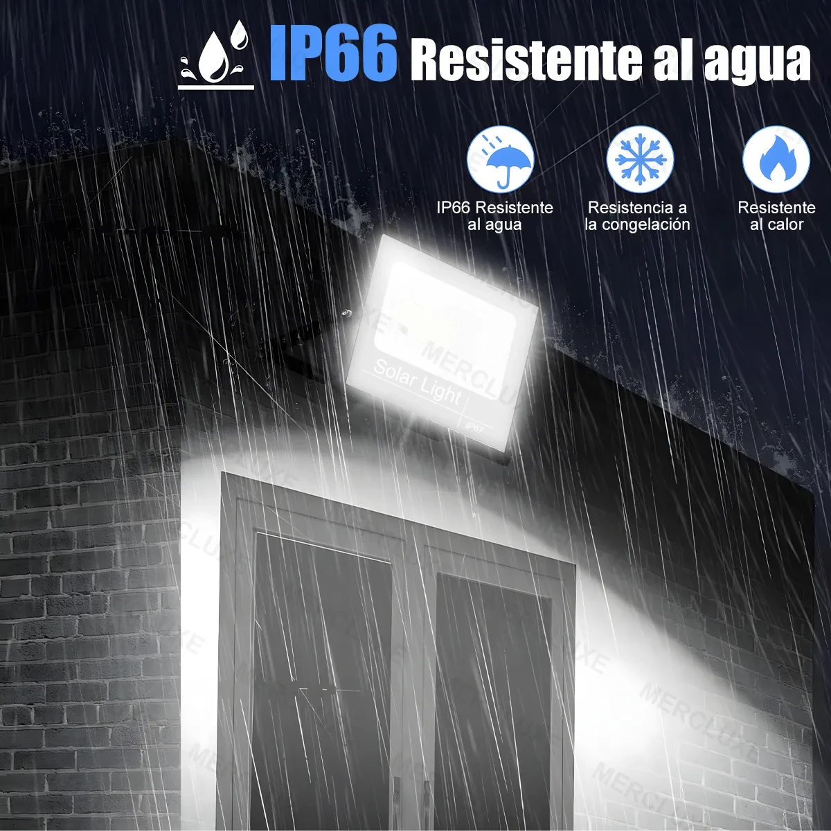 KIT DE 4 LAMPARAS SOLARES CON 1200 FOCOS C/U 4