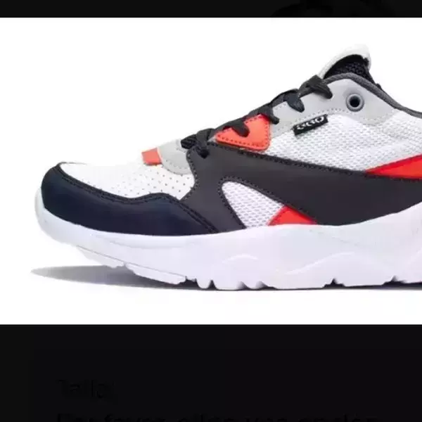 Tenis Blancos Azul Y Rojo Hombre Marca 360 Modelo Thunder 4
