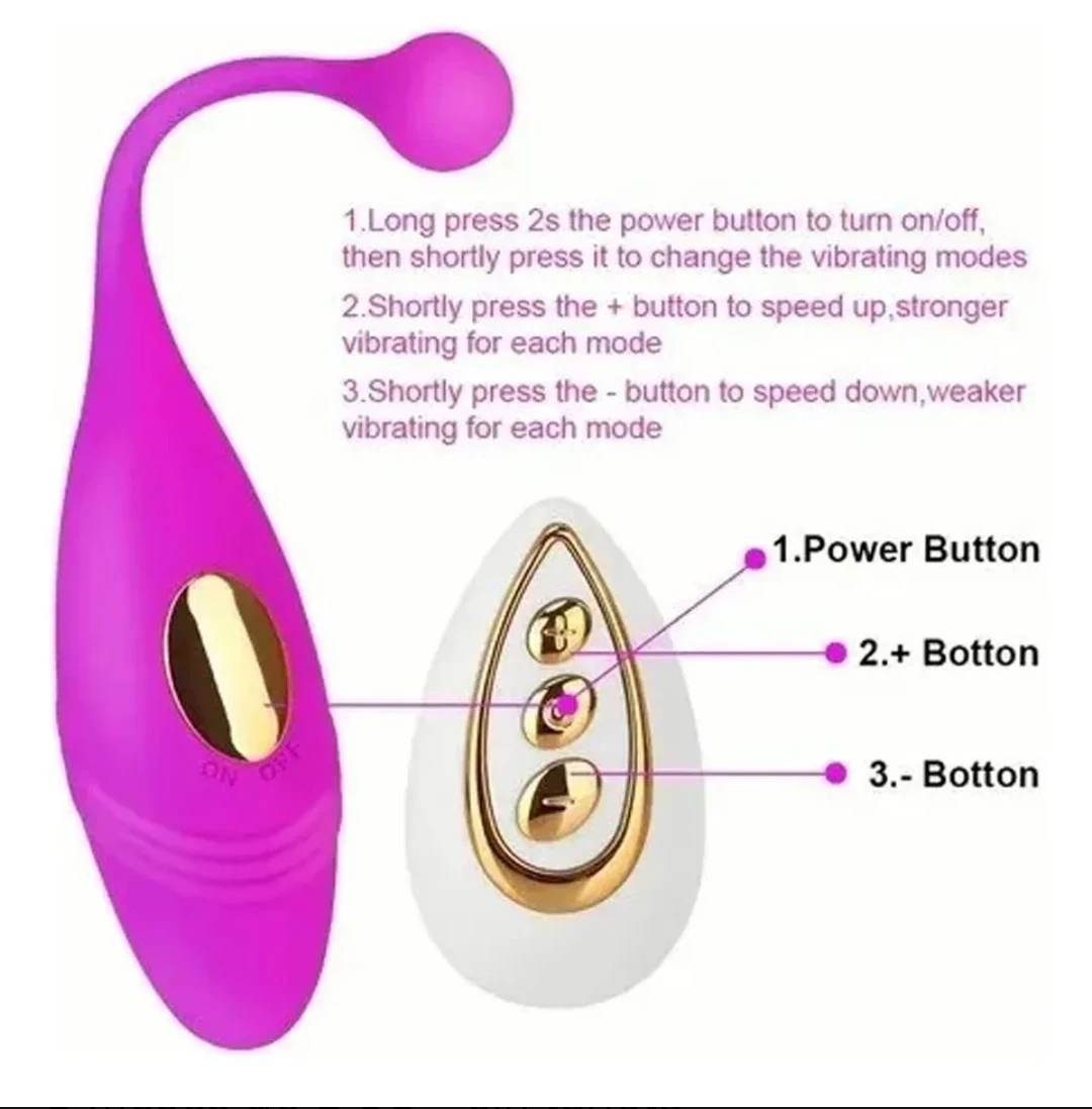 Vibrador flexible control remoto ROSA 3