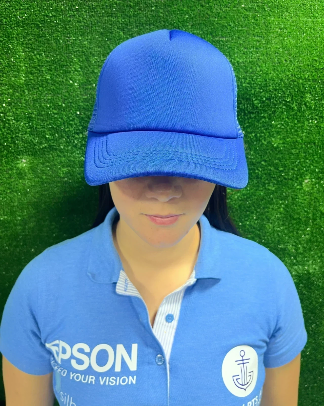Gorra En Malla Unicolor 2
