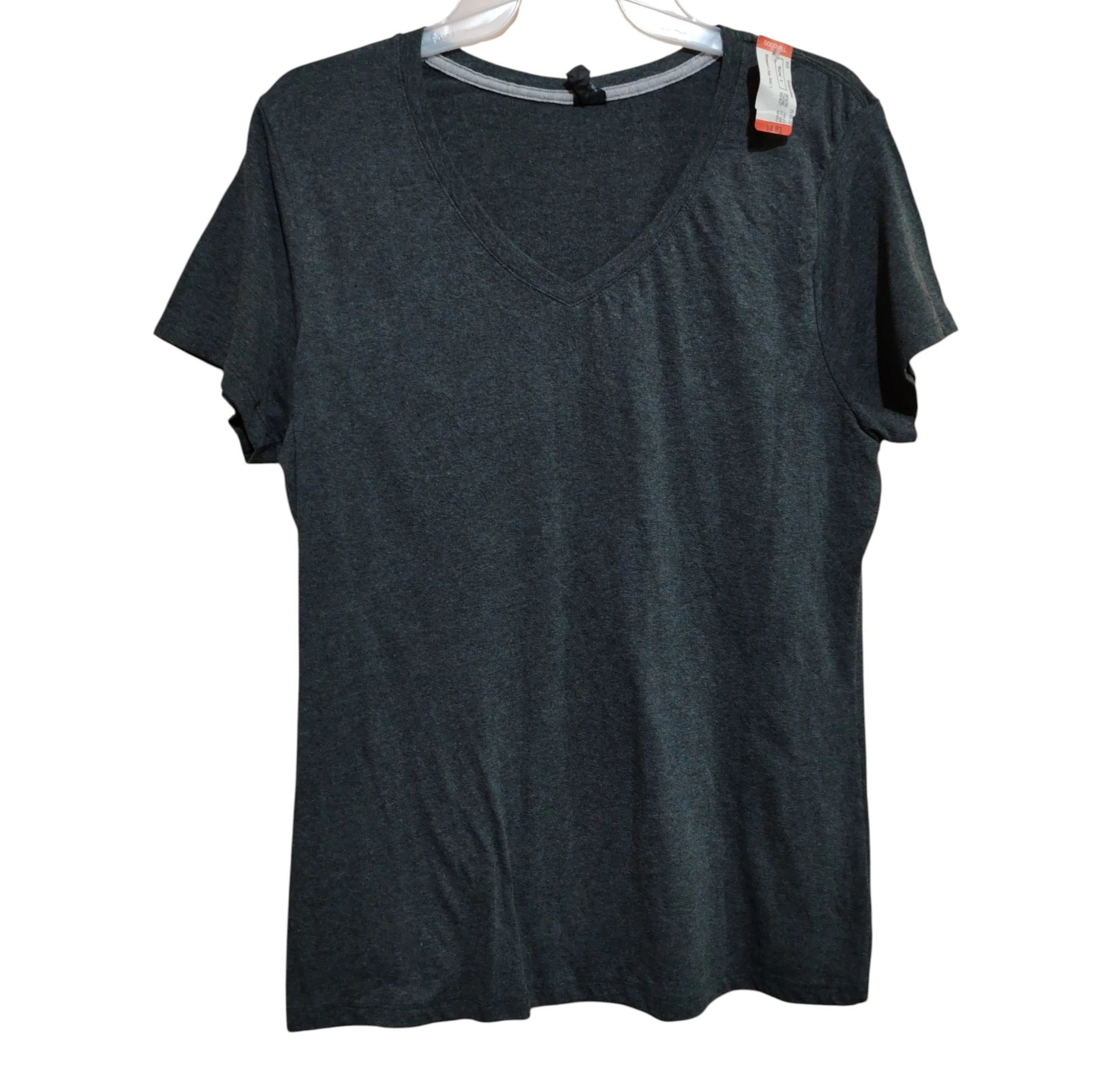 Blusa L Hanes gris 2