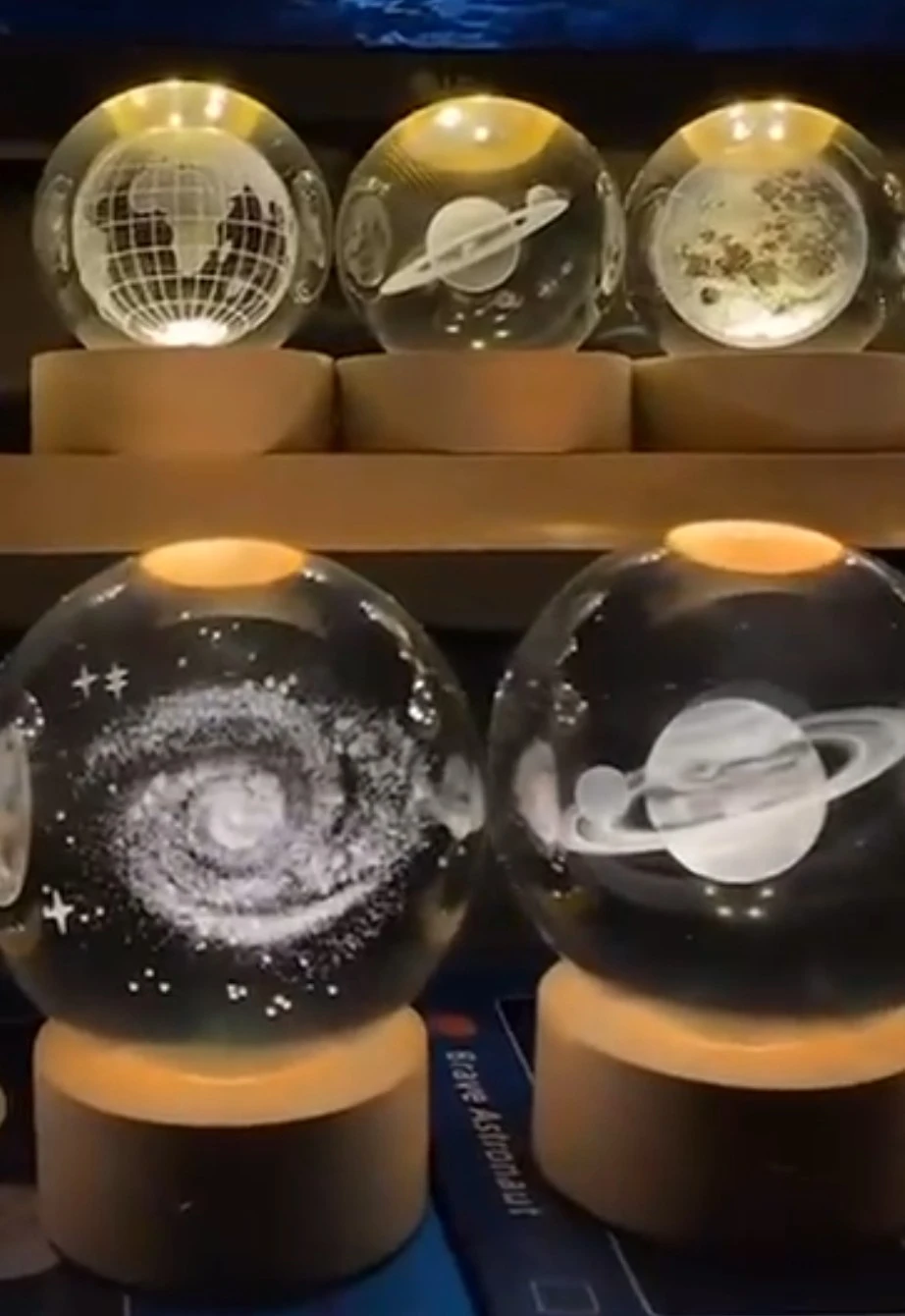 ESFERA DE CRISTAL 3D C/LUZ
