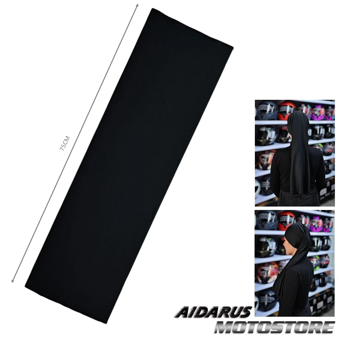 BANDANA PARA DAMA NEGRO 75CM