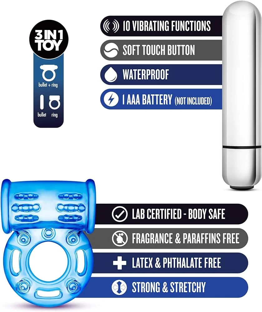 Stay Hard – 10 Function Vibrating Mega Bull Ring 4