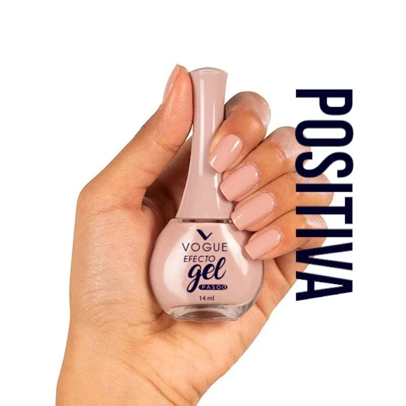vogue esmalte efecto gel positiva