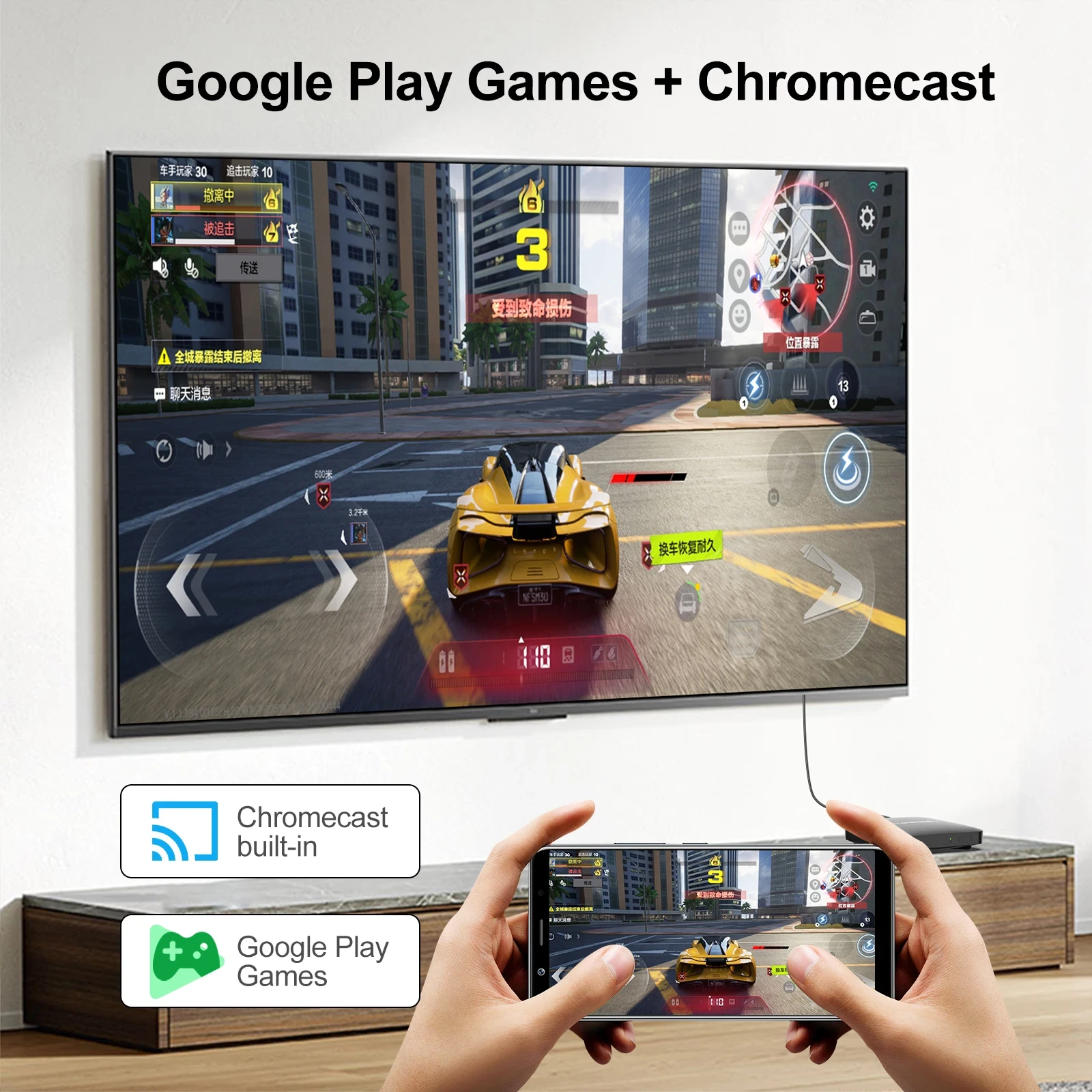 TV BOX ANDROID 14 X VOZ 3