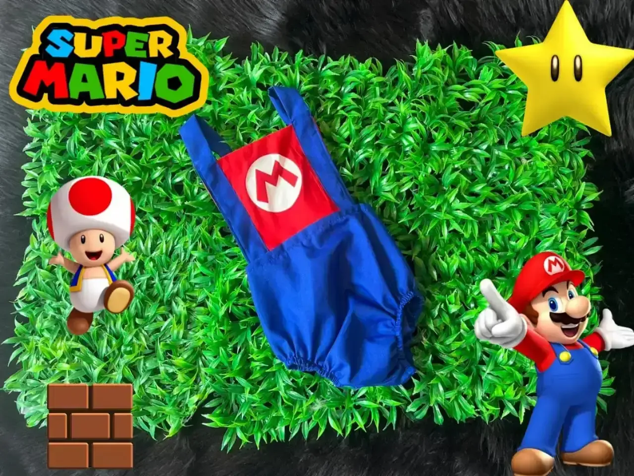 Mario Bros unitalla 3-6 m 2