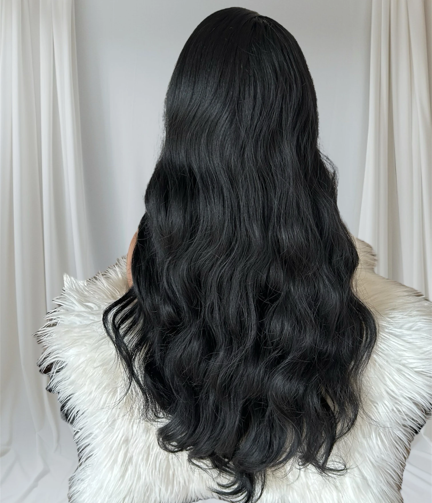 Peluca Semi natural de 26”  3