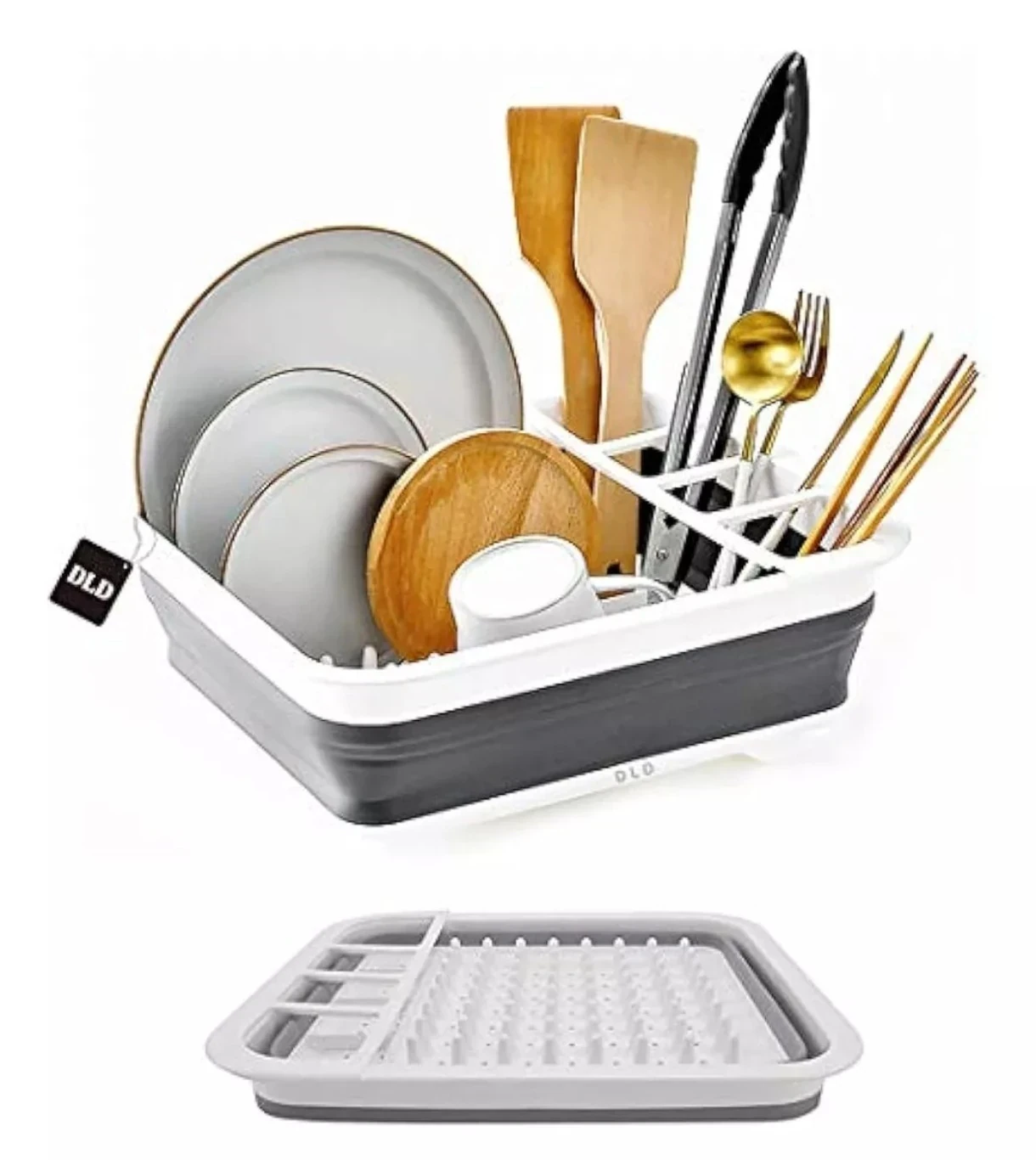 Secaplato Escurridor De Platos Plástico Plegable 4