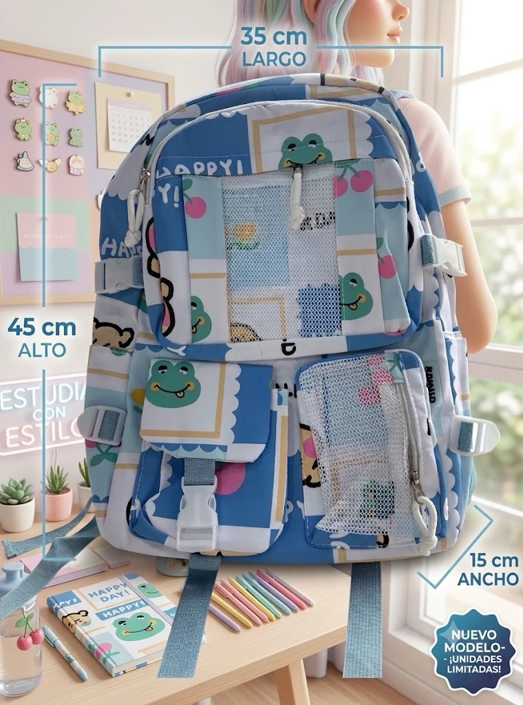 Mochila kawai premium  4