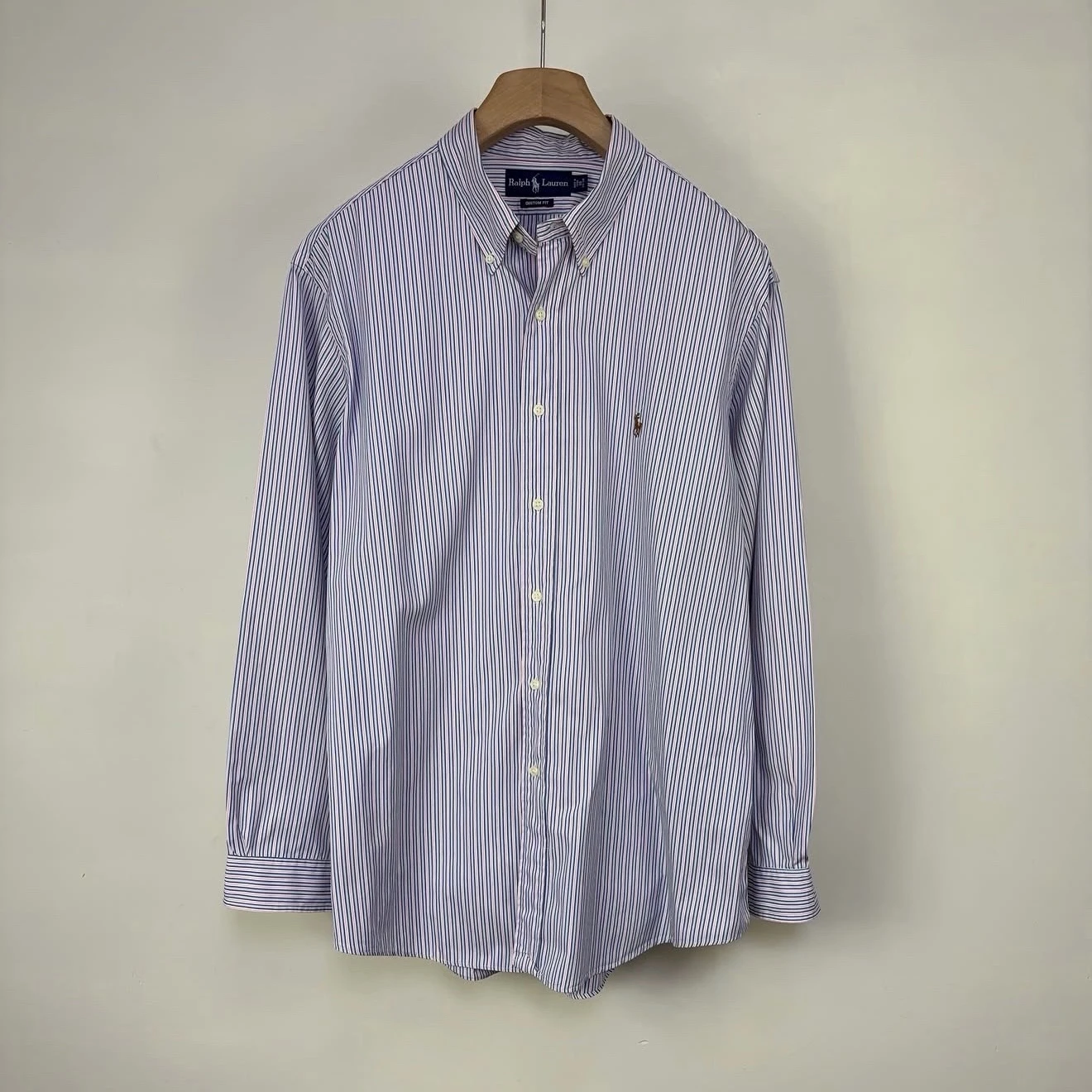 Camisa Button-Down Polo Ralph Lauren Rayas Multicolor (Azul, Rosa y Blanco) | Custom Fit 