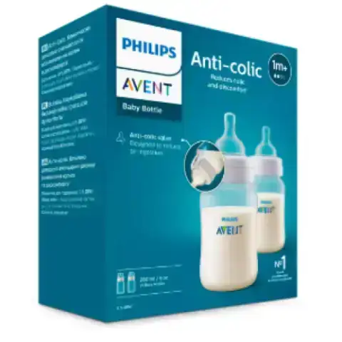 AVENT 260ml. X 2 MAMADERAS ANTICOLIC REFRESH 260ML X2 UN.