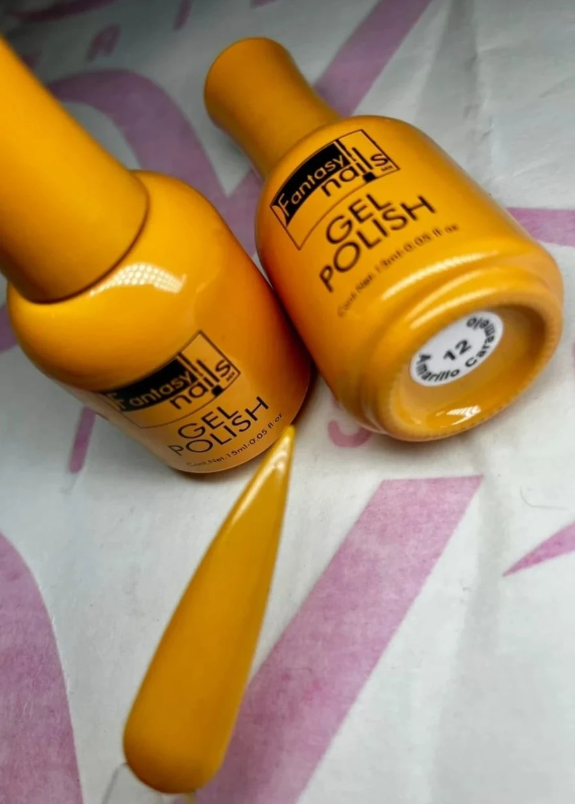 Gel amarillo caramelo 15 ml 