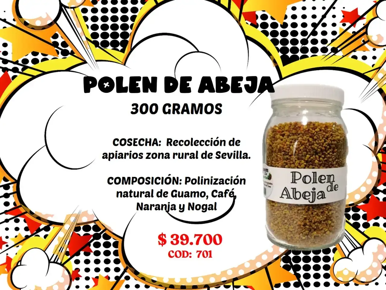 Polen de abeja 300grs