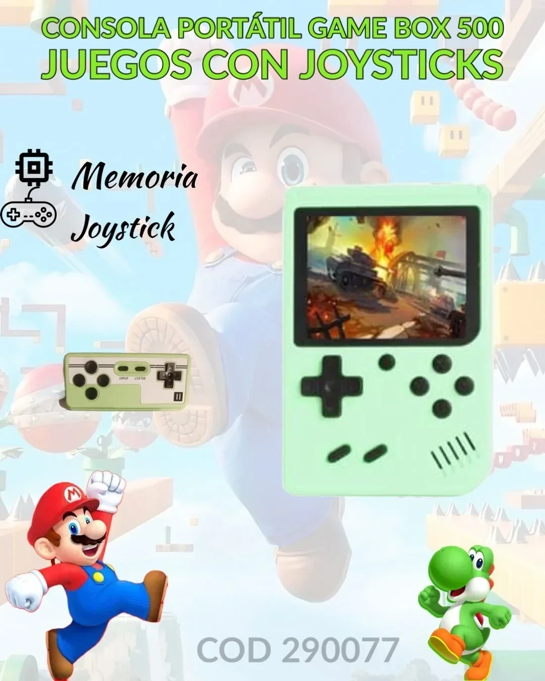 Consola Game box 500juegos