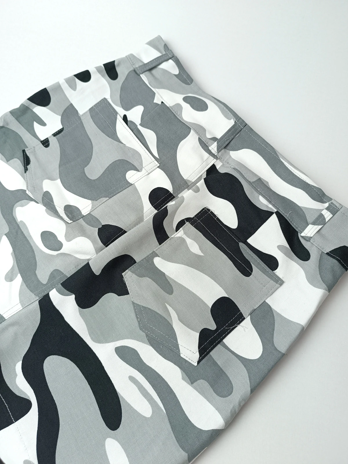 Falda camuflada gris  2