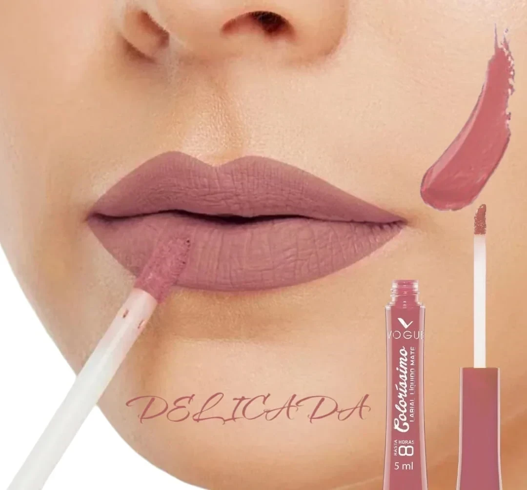 vogue labial colorisimo liquido delicada