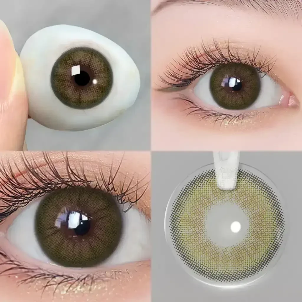 Lentes de contacto - Referencia: DESIRE / LIME GREEN 3