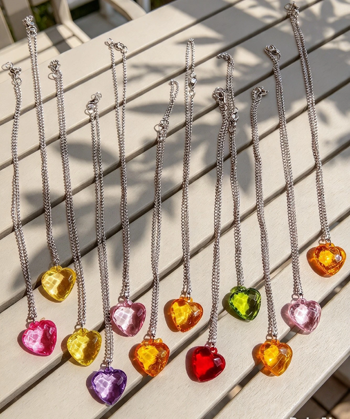 LIQUIDACIÓN Lote 12 collares corazón 