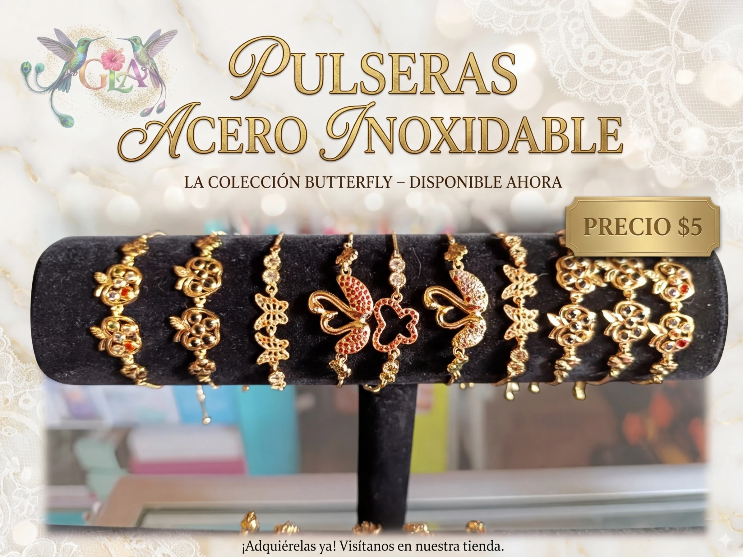 Pulsera de acero inoxidable  2