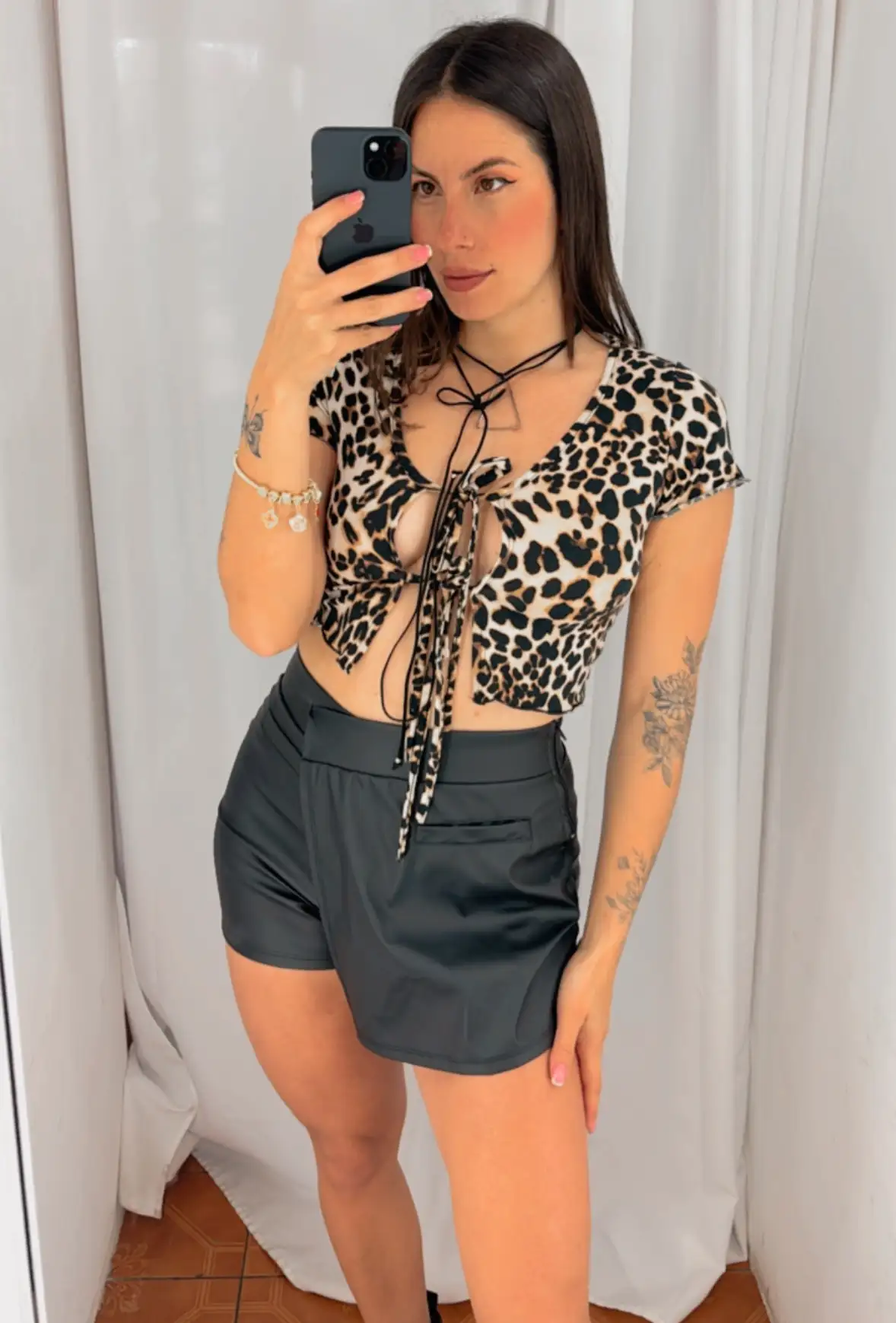 Top saquito print