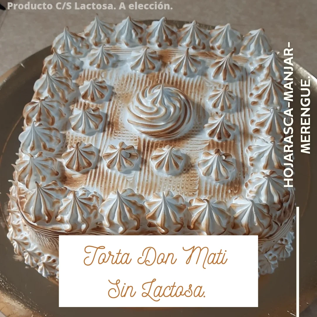 Torta Don Mati./40 Personas./Sin Lactosa 