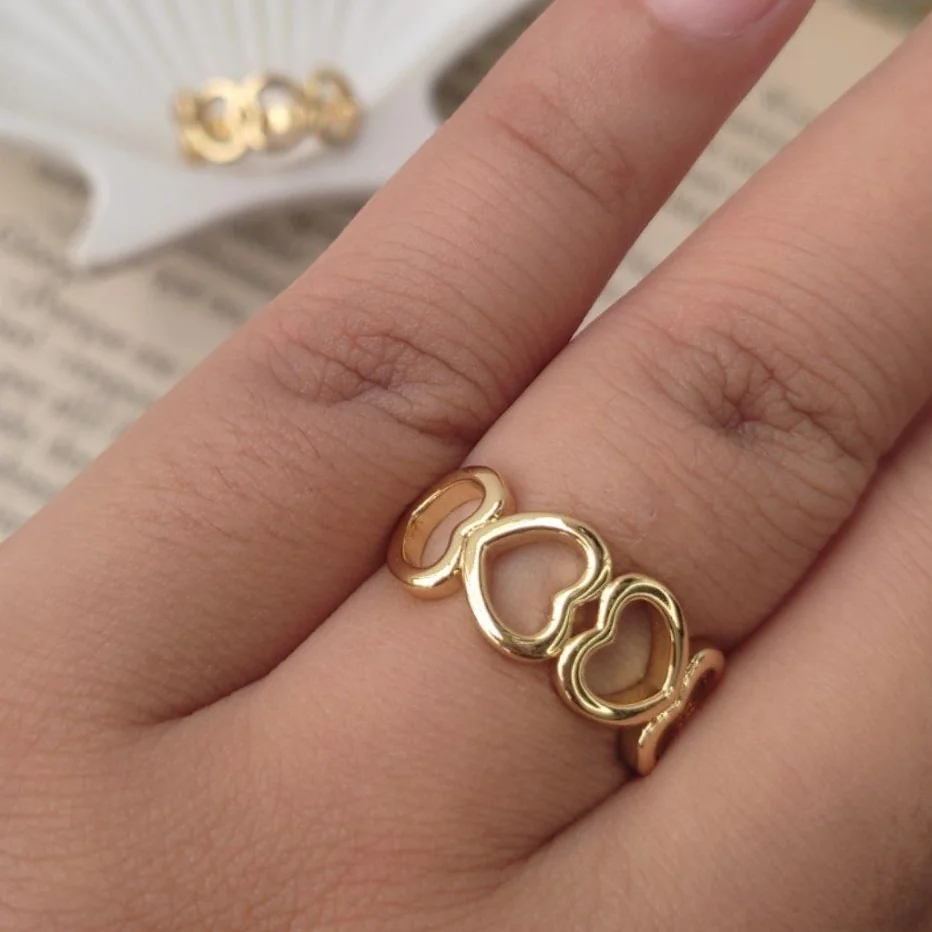 ANILLO AJUSTABLE CORAZONES