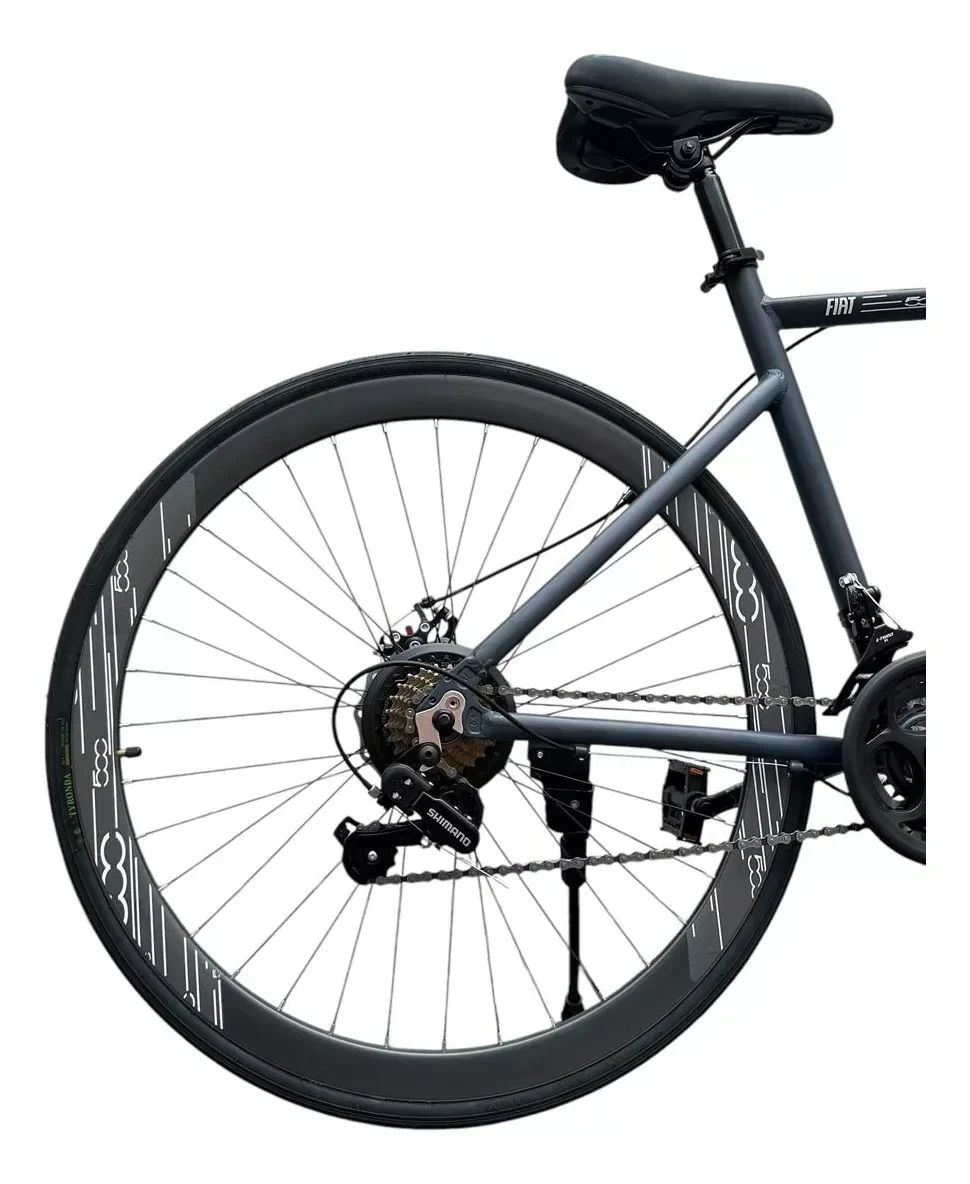Bicicleta De Gravel R700c Fiat 500 Aluminio Rodado 28.5 3